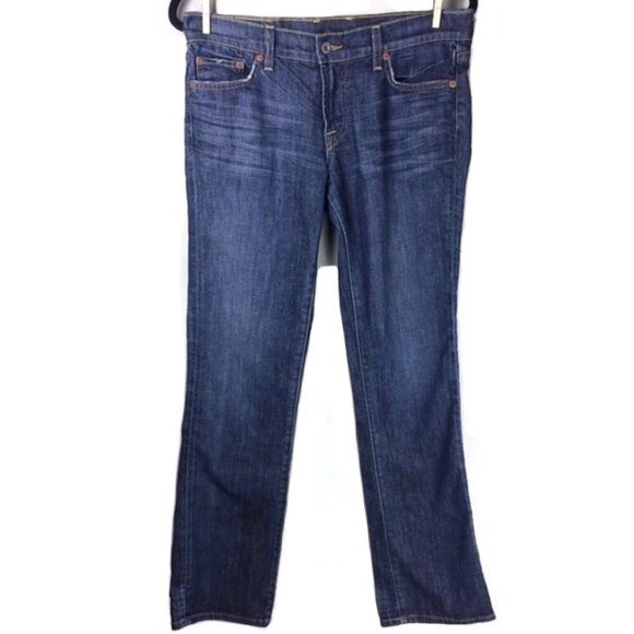 Lucky Brand Sundown Straight Leg 5 Pocket Stretch Jeans Size 8 - Picture 1 of 7